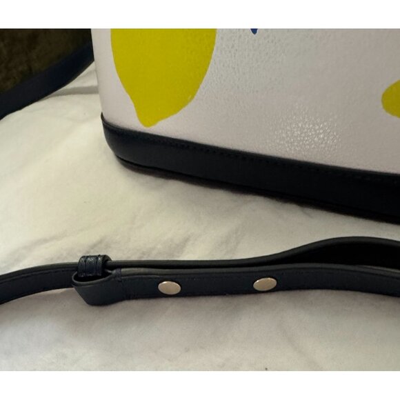 Kate Spade TWOFER Lemon Print‎ Dome Crossbody AND Matching Compact Wallet - Picture 10 of 15